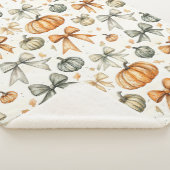 Schattige Herfst boog patroon Sherpa Deken (3/4)