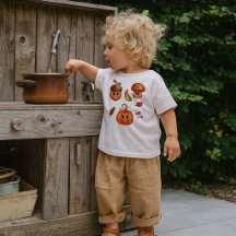 Schattige Herfst Vrienden Peuter T-Shirt | Kawaii