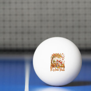 Schattige herfstkatten bladeren pompoen "Het is he Pingpongballen