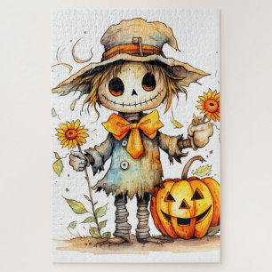 Schattige herfstschaar legpuzzel