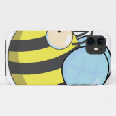 Schattige hommel Case-Mate iPhone case (Achterkant (horizontaal))