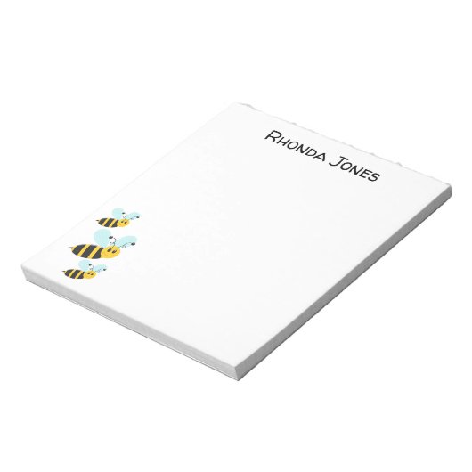 Schattige hommels notitieblok (Gedraaid)