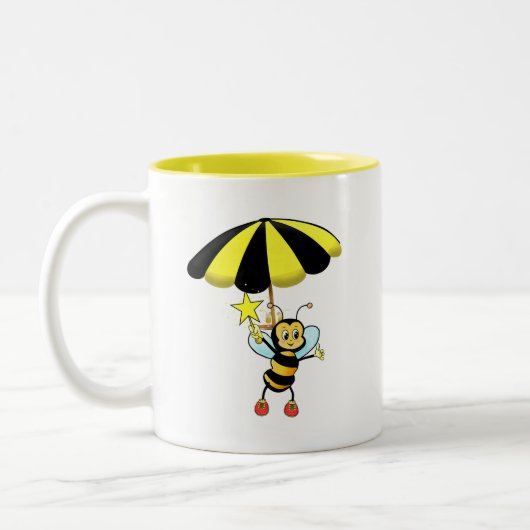 Schattige Hommels Tweekleurige Koffiemok (Links)