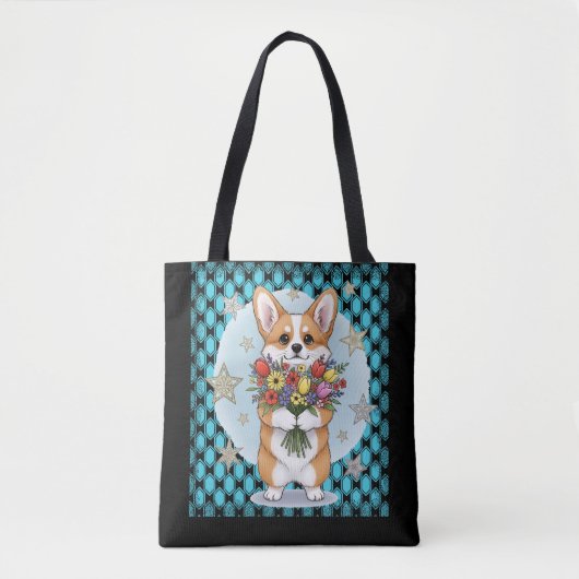 schattige hond draagtas (Voorkant)