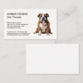 Schattige Hond | Hondenbot Patroon Visitekaartje (Voorkant / Achterkant)