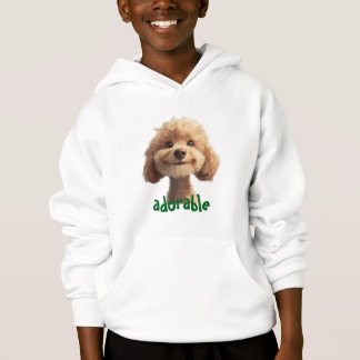Schattige Hond Illustratie Hoodie - Perfect voor P