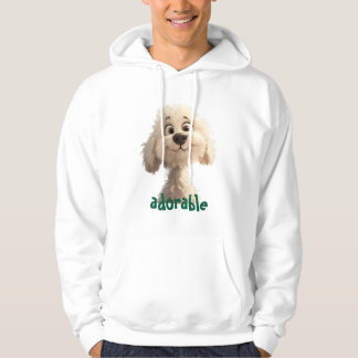 Schattige Hond Illustratie Hoodie - Perfect voor P