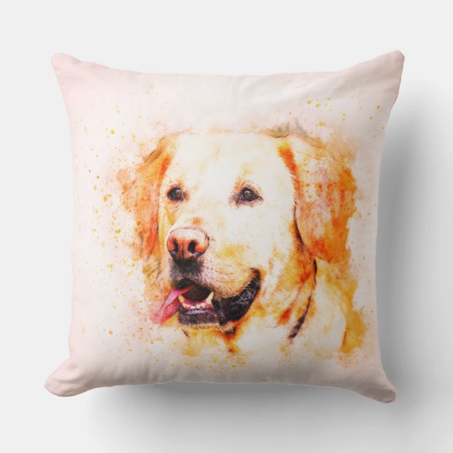 Schattige hond Pet Pillow Design Kussen (Voorkant)