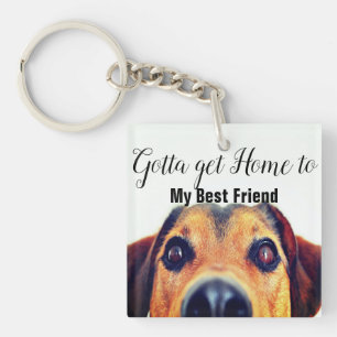Schattige Hond Sleutelhanger
