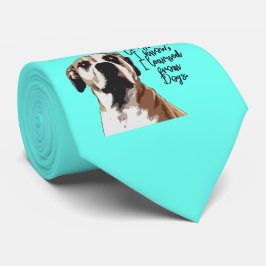 schattige hond stropdas
