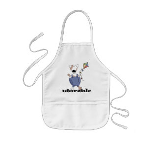Schattige hond T-shirts en geschenken Kinder Schort