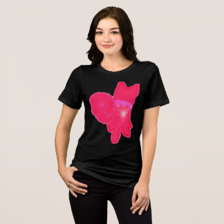 Schattige hond Tu B'Av ט״ו באב Tri-Blend Shirt