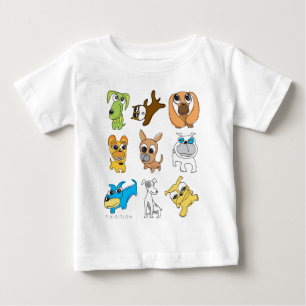 Schattige honden Baby T-shirt