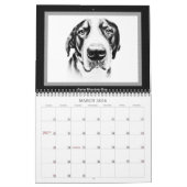 Schattige honden in kunst kalender (Mar 2026)