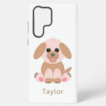 Schattige Hondenbaby Pastel Gepersonaliseerde Cart