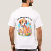 Schattige Hondenpup T-shirt (Achterkant)