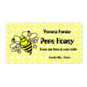 Schattige Honey Jar Label (Voorkant)