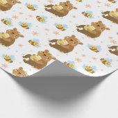 Schattige honingBeren Cadeaupapier (Hoek)