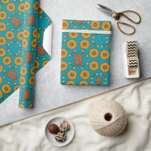 Schattige honingbij cadeaupapier