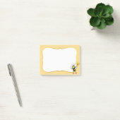 Schattige honingbij op Post-it-notities Post-it® Notes (Kantoor)
