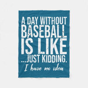 Schattige honkbal sporten fleece deken