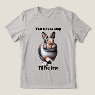 Schattige hopkonijn Tri-Blend shirt