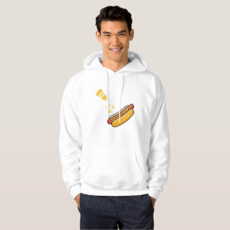 Schattige Hotdog & Mosterd Fles Hoodie