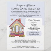 Schattige Huis Caregiver Services Flyer (Voorkant)