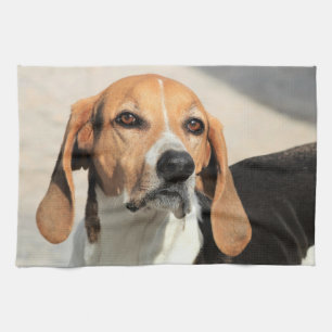 Schattige huisdierhond theedoek