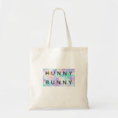 Schattige Hunny Bunny Kinder Pasen Tote Bag (Voorkant)