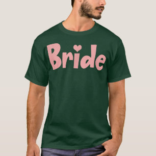 Schattige huwelijks-huwelijksreis vrijgezellenfees t-shirt
