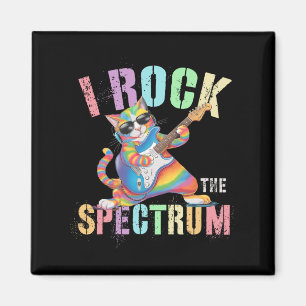 Schattige I Rock De Spectrum Autisme Leraar Stimmi Magneet