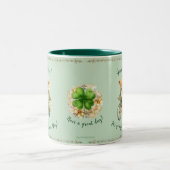 Schattige Iers Teddy Bear Mok Bikes - Geweldige da (Center)