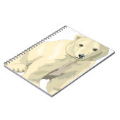 Schattige ijsbeer notitieboek (Linkerzijde)