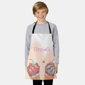 Schattige IJscreams gepersonaliseerd Schort (Gedragen)