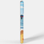 Schattige ijsje eten dino op het strand Case-Mate iPhone case (Achterkant / Rechts)