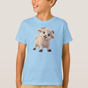 Schattige IJslandse Schaap – Fluffy Noordse Lam T-shirt