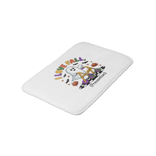 Schattige Ik hou van Herfst Preventie Fysiotherapi Badmat (Gekanteld)