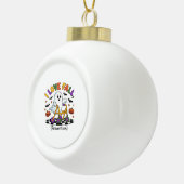 Schattige Ik hou van Herfst Preventie Fysiotherapi Keramische Bal Ornament (Rechts)