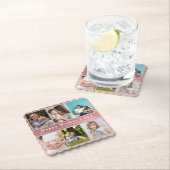 Schattige IK HOU VAN JE MAM Happy Mother Day Fotoc Kartonnen Onderzetters (Insitu)