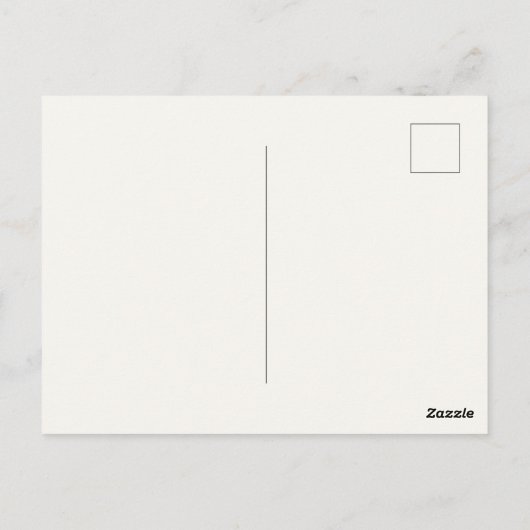 Schattige Ik mis je vos Briefkaart (Achterkant)