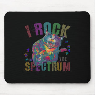 Schattige Ik Rock Het Spectrum Autisme Mama Motiva Muismat