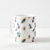 schattige insecteninsecten koffiemok (Voorkant links)