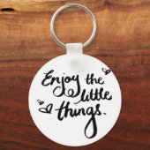 Schattige Inspirerend Positivity Quote Sleutelhanger (Voorkant)