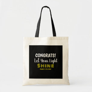 Schattige Inspirerende Bijbeltekst Afstuderen Zwar Tote Bag