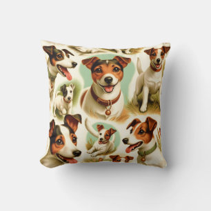 Schattige Jack Russell Terrier Kussen