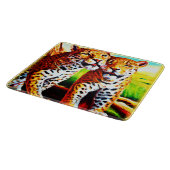 Schattige Jaguar Cubs in het Oerwoud. Bestel nu Snijplank (Hoek)