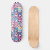 Schattige Japans Anime Girl Pattern Skateboard (Voorkant)
