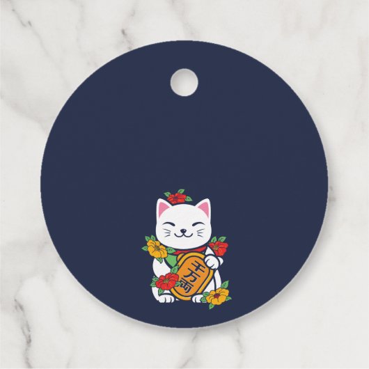 Schattige Japans Hibachi Dinner Verjaardagsfeest Bedankjes Labels (Achterkant)