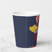 Schattige Japans Hibachi Dinner Verjaardagsfeest Papieren Bekers (Rechts)